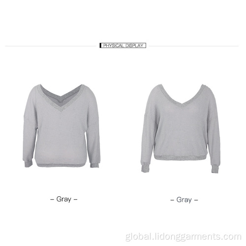 Comfortable Breathable Sweater New V-Neck Long Sleeve Sweater In Autumn Winter Factory